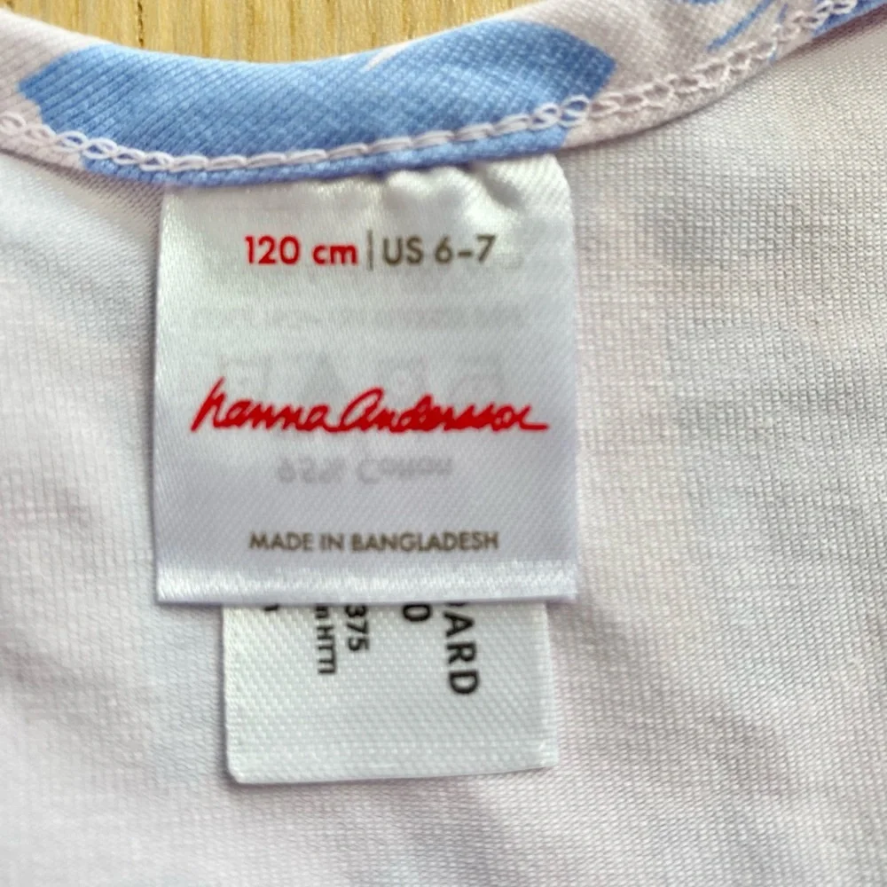 NWT Hanna Andersson Skater Dress with Pockets, Blue Butterflies Size 120 (6-7) - Picture 7 of 8